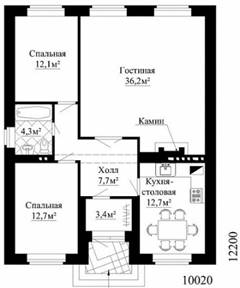 планировка дома 100-150 м.кв.(3.1)